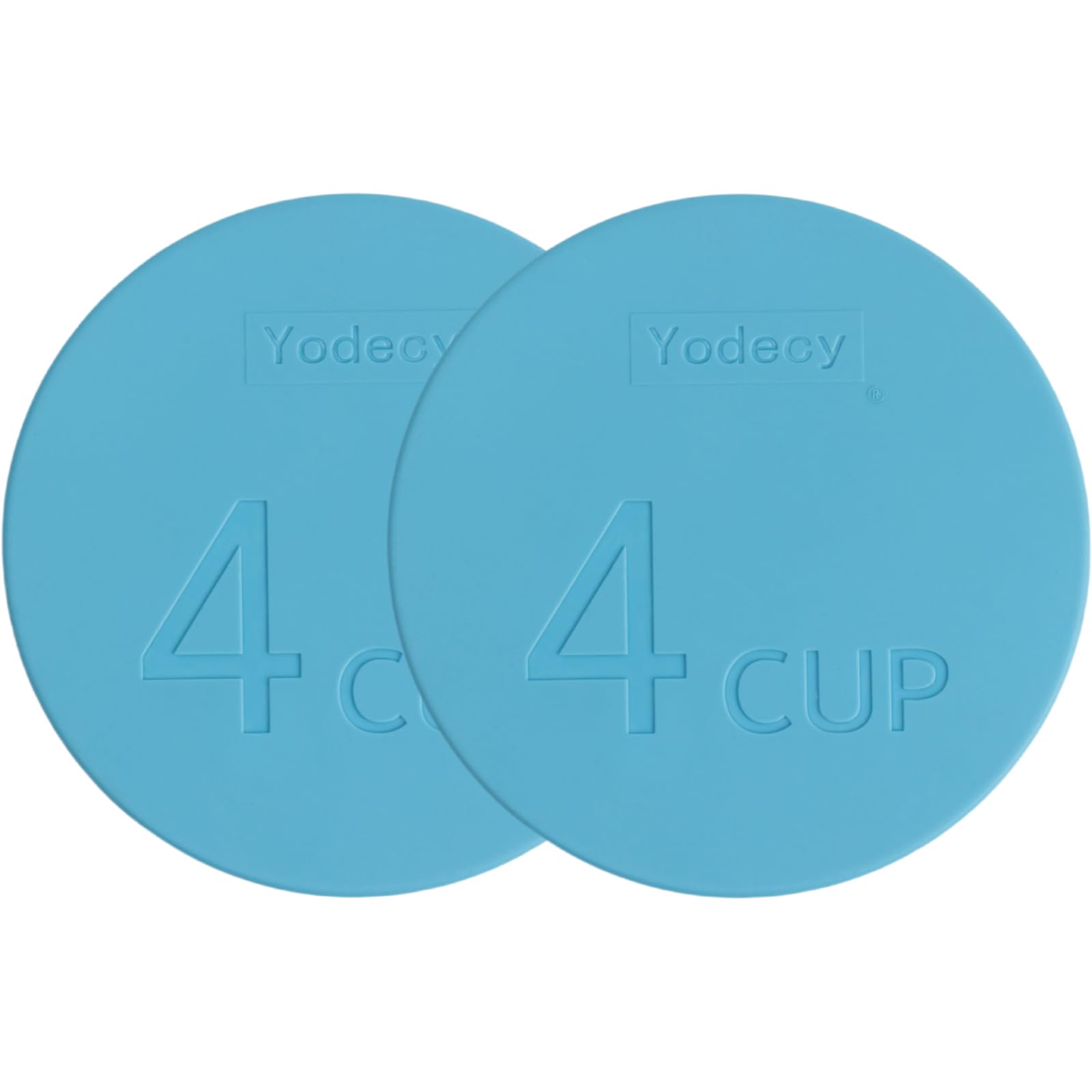 Tapas de silicona Yodecy para cuencos de 4 tazas, ajuste perfecto para conservar frescura.