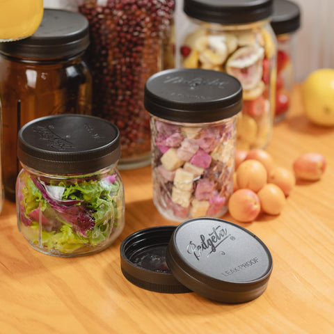 Tapas Yodecy para congelar, refrigerar y almacenamiento seco.