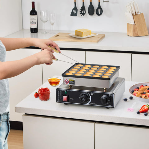 YODHOSA mini máquina poffertjes, velocidad de coccion, lotes consistentes.