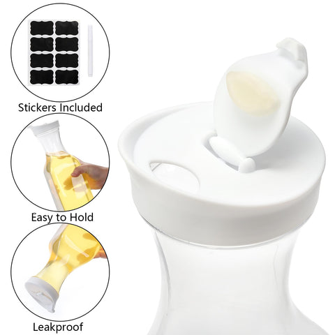Jarra Youeon con diseño cuadrado perfecto para estante del refrigerador.