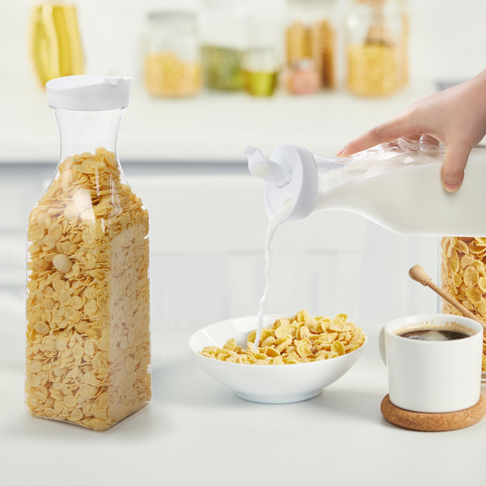 Jarras Youeon ideales para picnic y eventos con bebidas variadas.