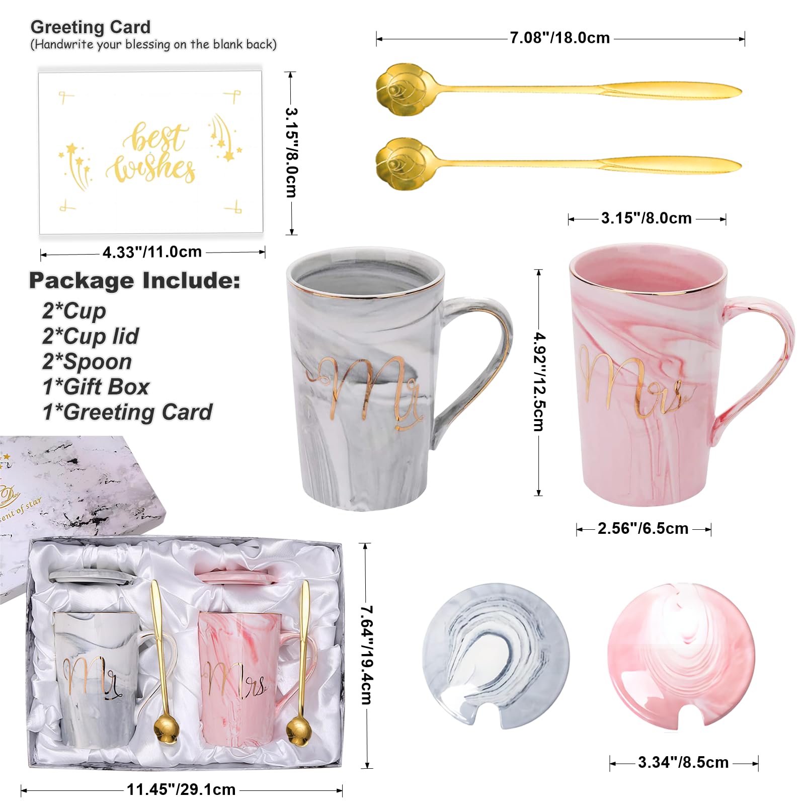 Tazas YOETTE uso diario 14oz para café o té con estilo