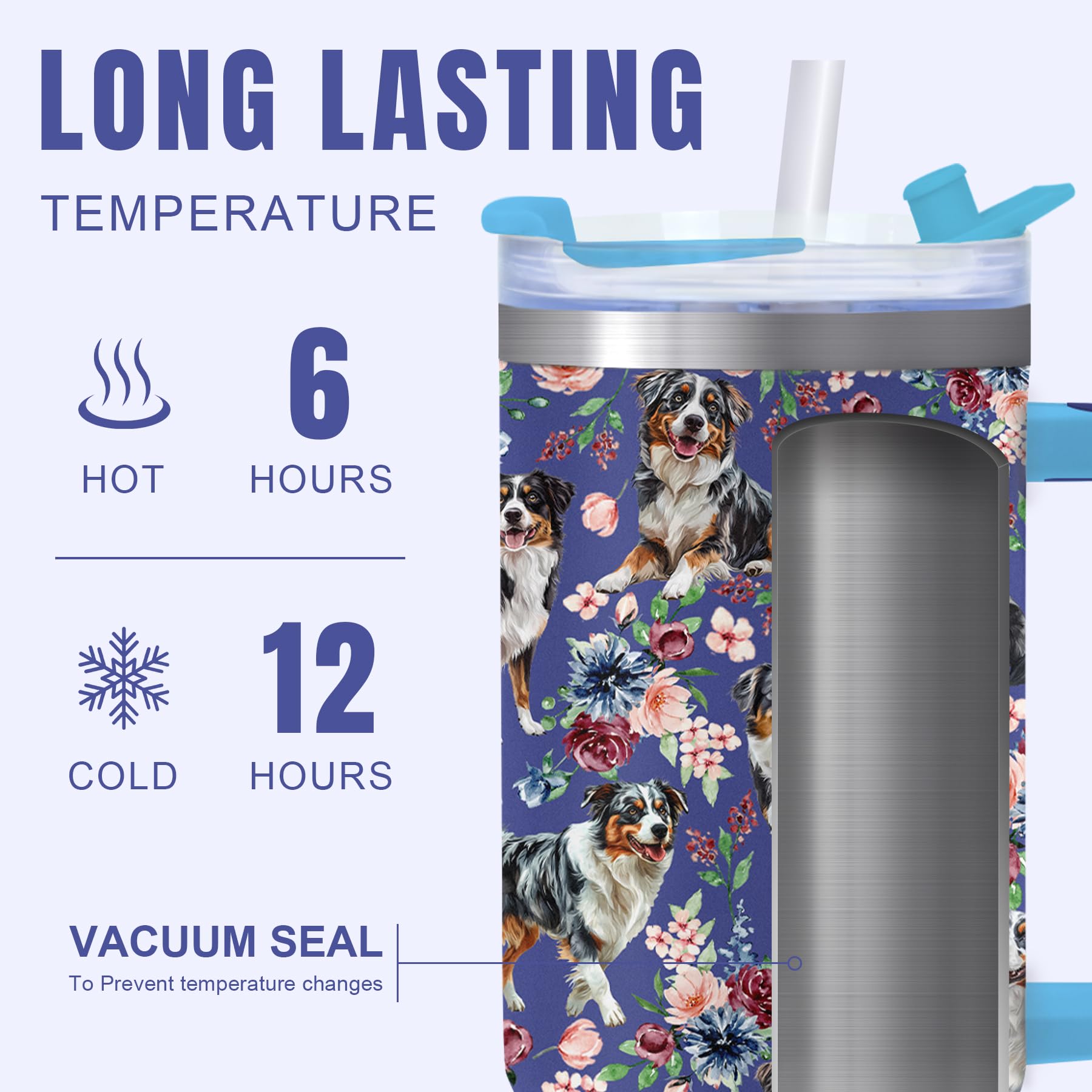 Taza termo Yogusut para playa o picnic, ideal para bebidas frías o calientes.