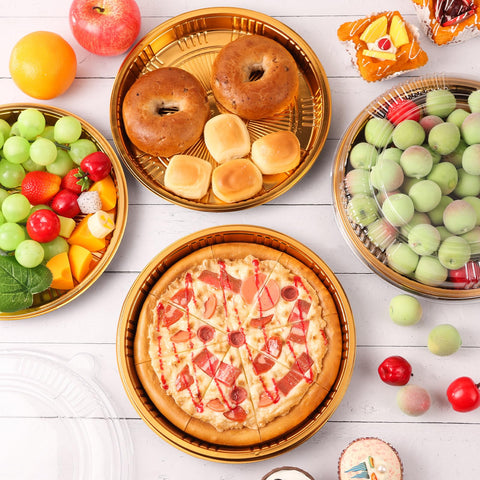 Contenedor de pastel Yoiemivy para reuniones, 9 pulgadas, seguro para porciones.
