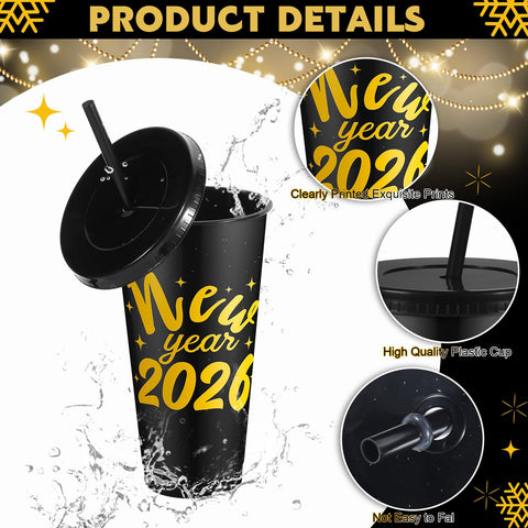 Vasos 24oz Yoiemivy, resistentes para fiestas y catering al aire libre