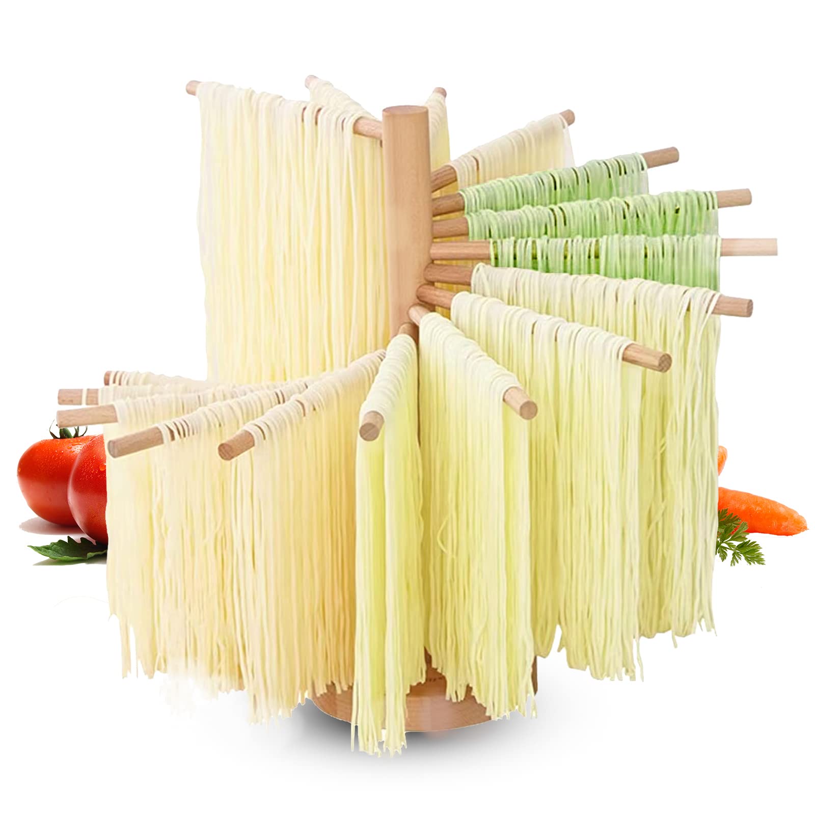 Yoikun percha secado pasta de 16 brazos para secar la masa ordenadamente
