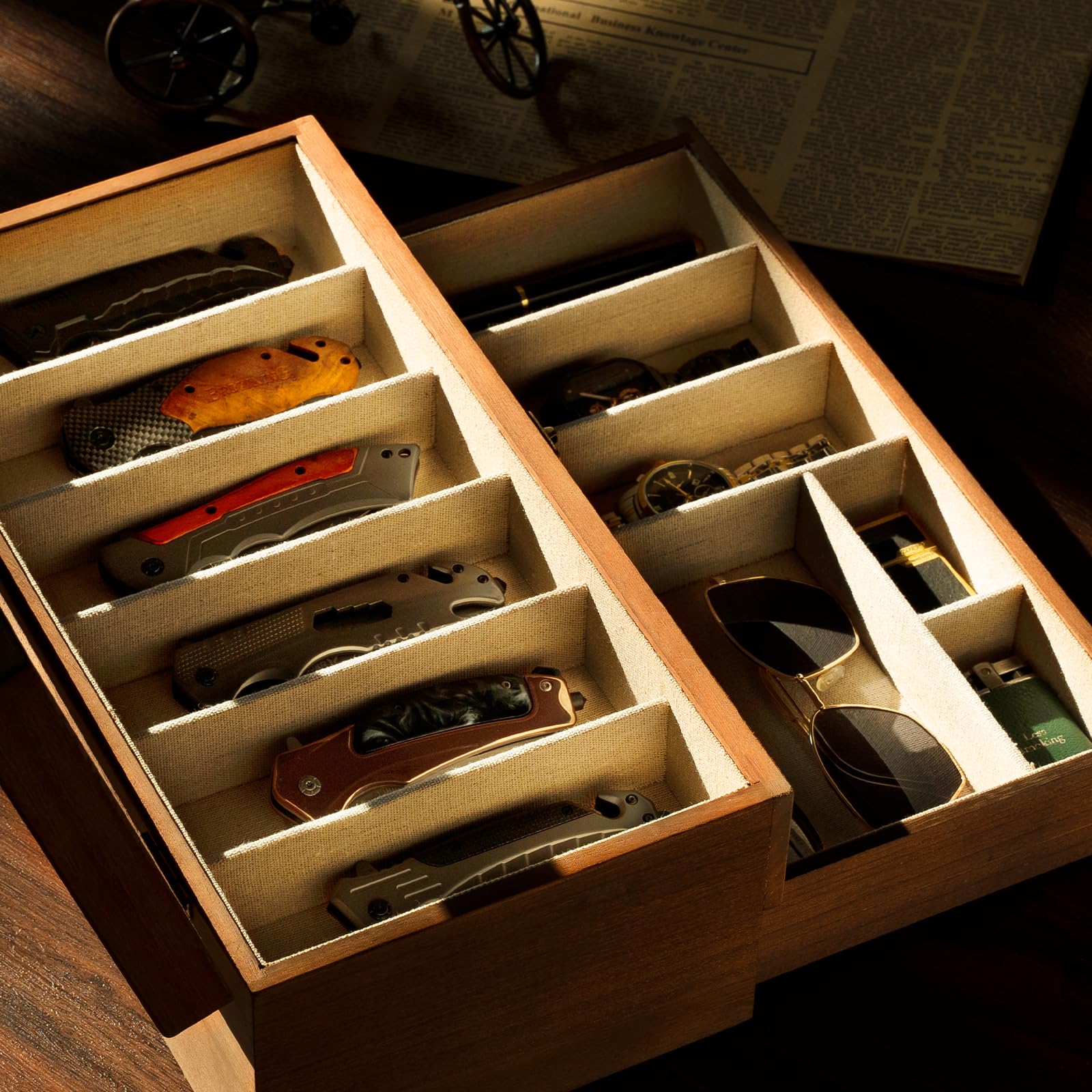 Protección de hojas con la caja Yoimori al guardar cuchillos