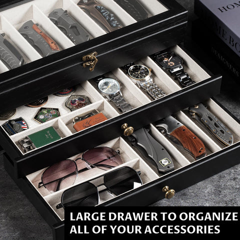 Regalo para hombres: caja exhibicion de cuchillos