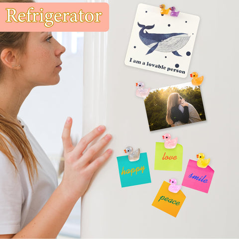 YOJO patitos resina uso en refrigeradores y pizarras magnéticas.