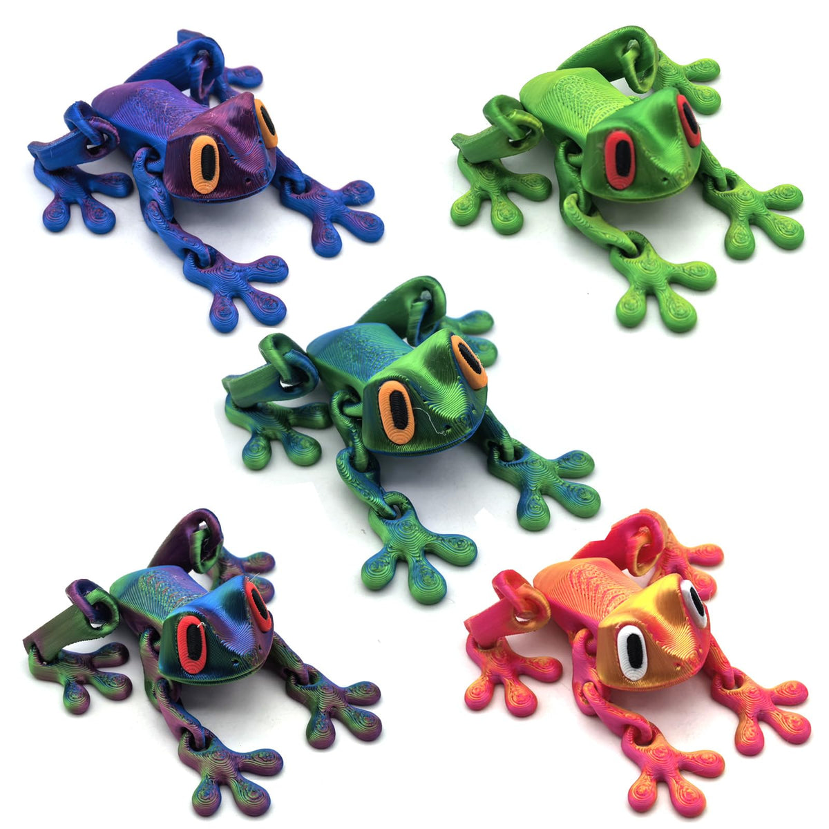 Rana 3D de YOKUSHI para el frigorífico, imán fuerte para notas y fotos.
