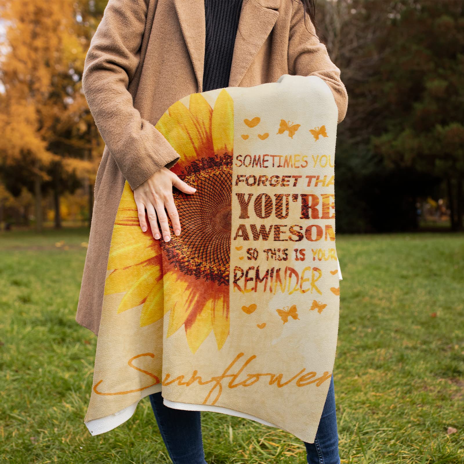 Yolidas: tarjeta de felicitación girasol con mensaje de ánimo