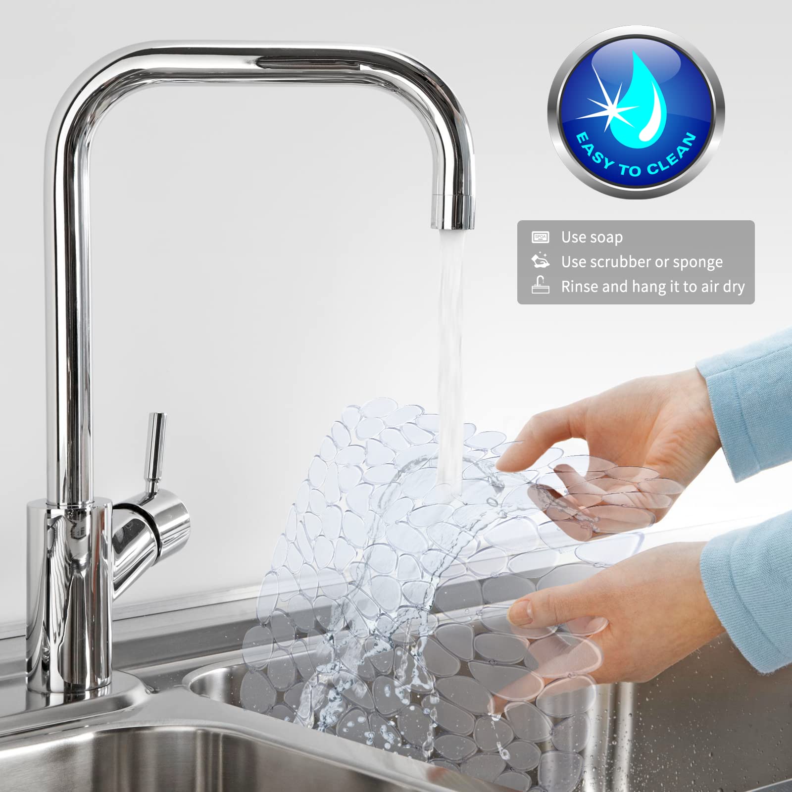 Yolife: cuidados simples, remojo en agua jabonosa para mantener su aspecto.