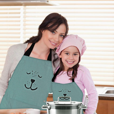 Delantal YOLOPARK para cocina en casa con tela de algodón suave.