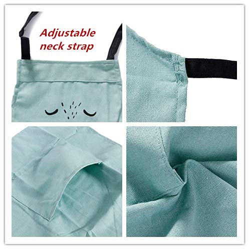 Delantal YOLOPARK con bolsillo práctico para utensilios.