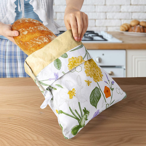 Yolysudo bolsa pan duradera y lavable, opción reutilizable para uso diario