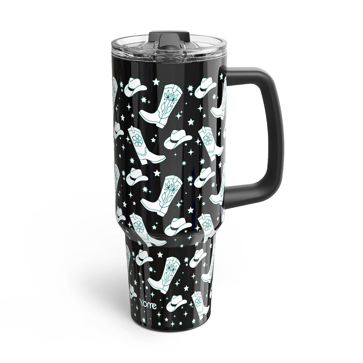 Vaso YOME de 40 onzas de acero inoxidable mantiene el frío todo el día.