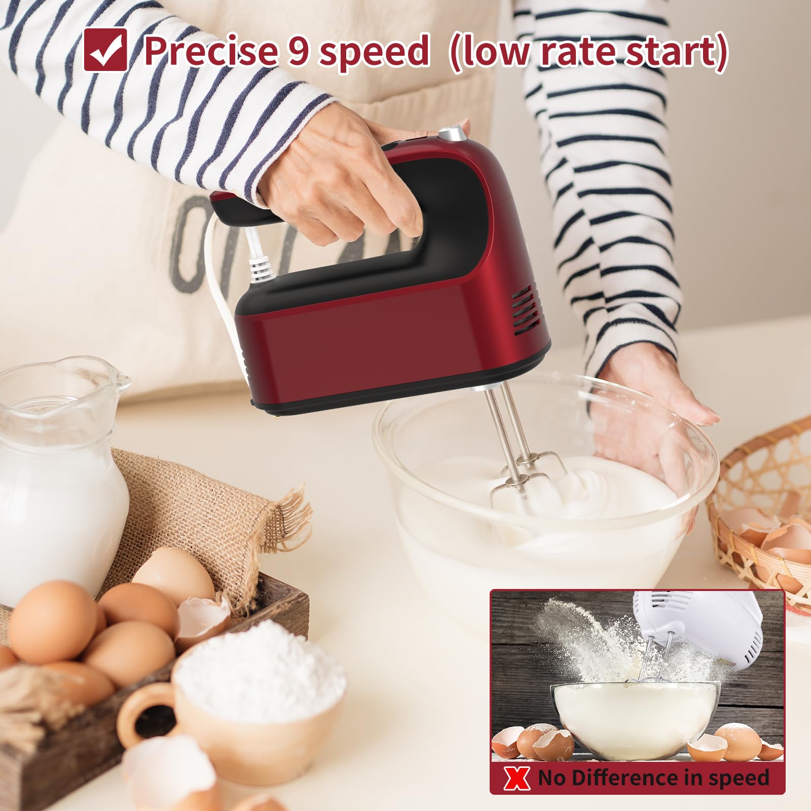 Accesorios de acero inoxidable de Yomelo, durabilidad para múltiples recetas.