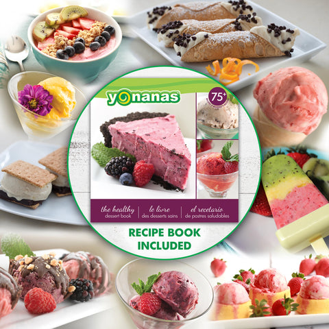 Yonanas detalle cromado que realza la encimera y durabilidad