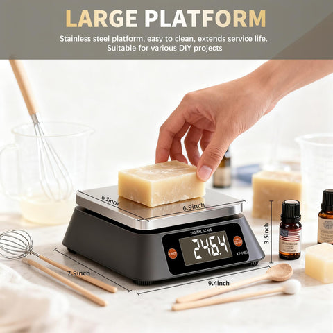 Yoncon balanza de cocina digital, función tara para medir sin recipientes.