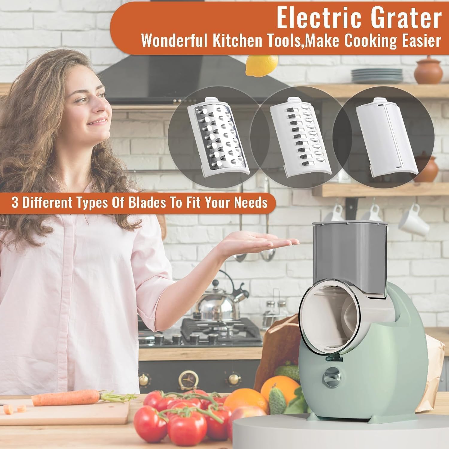 YonQu rallador eléctrico nueces en polvo para texturas rápidas en recetas.