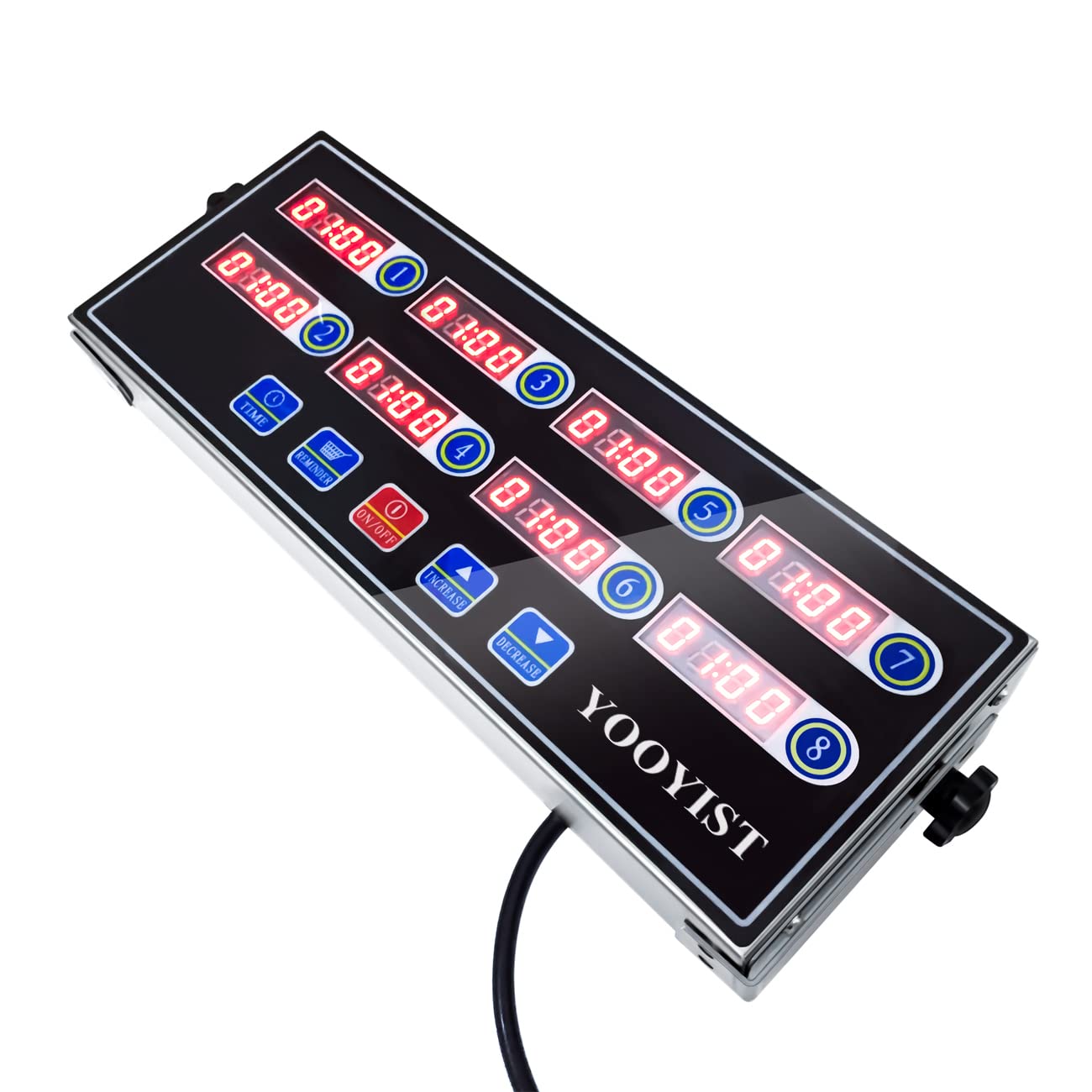 YOOYIST temporizador en acero inoxidable, duradero para cocinas de turno