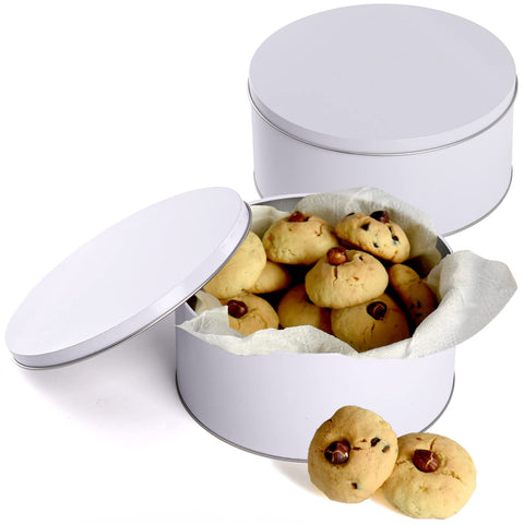 Conjunto de tres latas Yopay, almacenamiento seguro para snacks y dulces.
