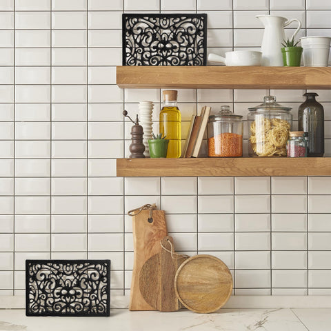 Salvamanteles Yopay diseño rustico que complementa la decoración de la cocina