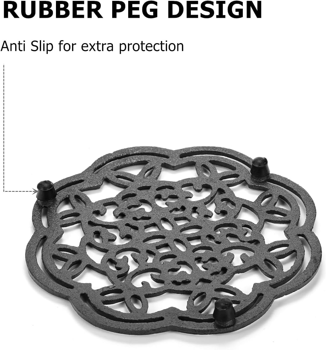 Trivet resistente a la corrosión de Yopay para utensilios calientes