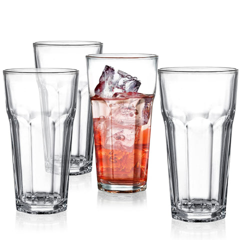 Vasos altos Yopay perfectos para cócteles y bebidas.