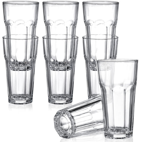 Vaso alto Yopay ideal para té frío y bebidas refrescantes.