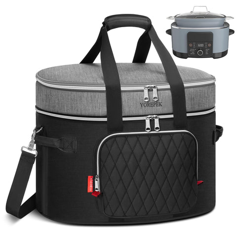 Mochila YOREPEK para Ninja Crockpot: funda aislante que mantiene la comida caliente durante el traslado