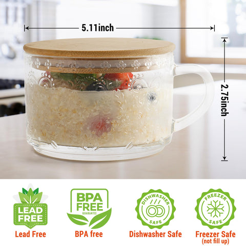Vaso YORY apto para lavavajillas para limpieza fácil.
