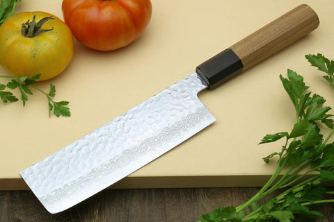 Yoshihiro VG10 Nakiri filo plano ideal para vegetales