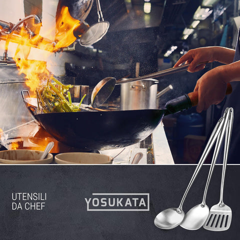 Bordes finos Yosukata para control preciso al saltear