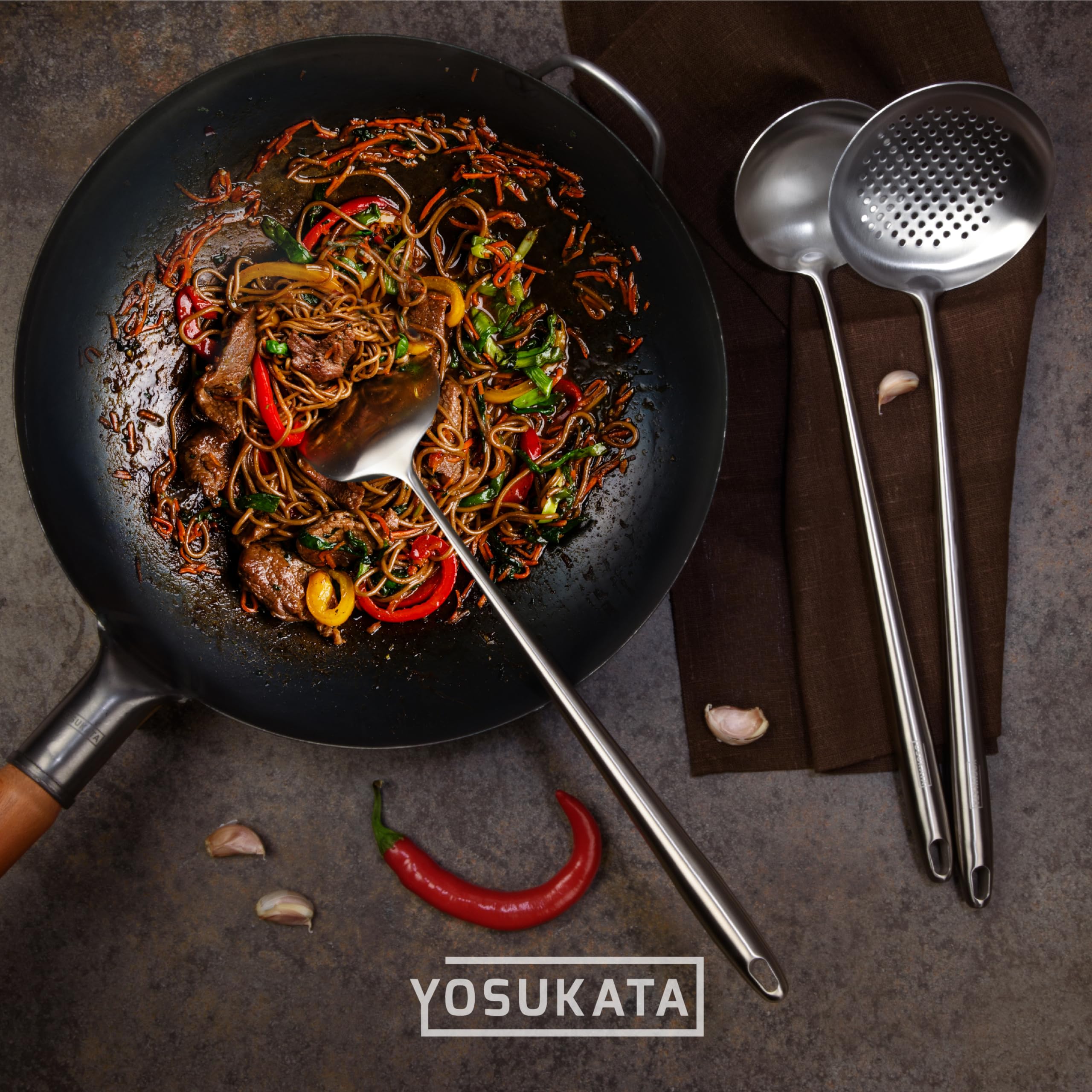 Apto para lavavajillas, limpieza rápida con utensilios YOSUKATA.