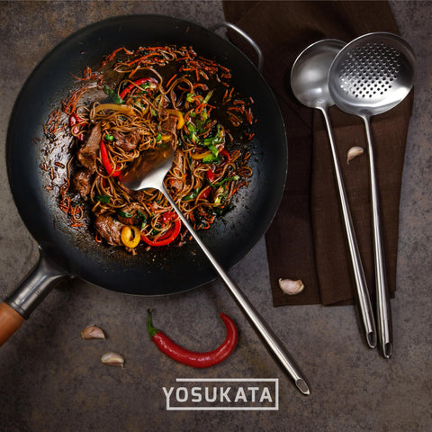 Apto para lavavajillas, limpieza rápida con utensilios YOSUKATA.