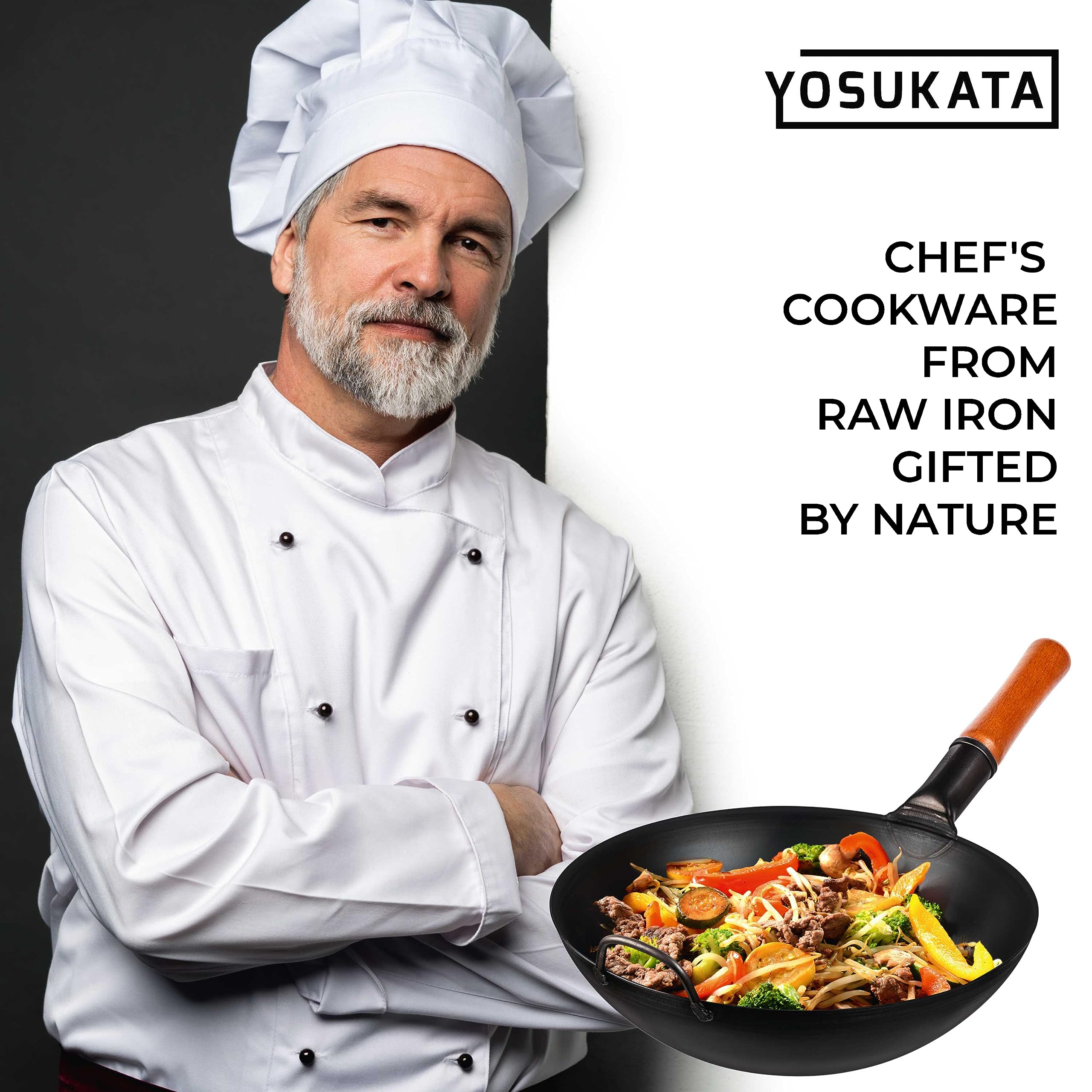 Wok YOSUKATA almacenamiento fácil y compacto para tu kit