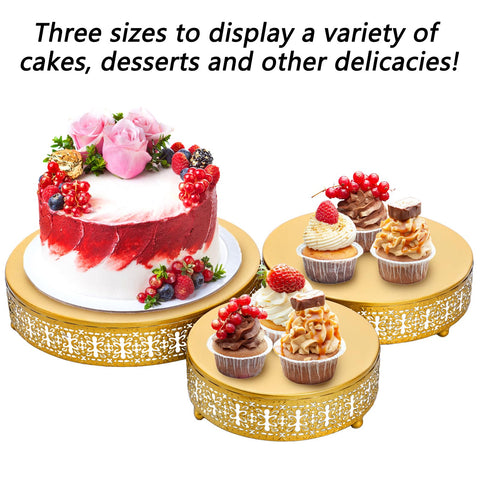 Exhibición de postres en dorado para evento con Youeon.