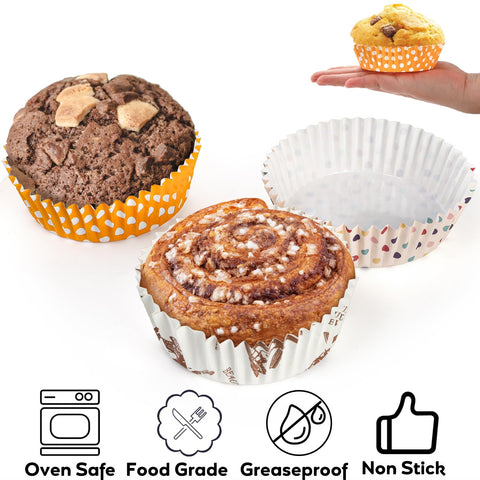 YOUEON liner grande con puntos coloridos, añade color a cupcakes y tartas.