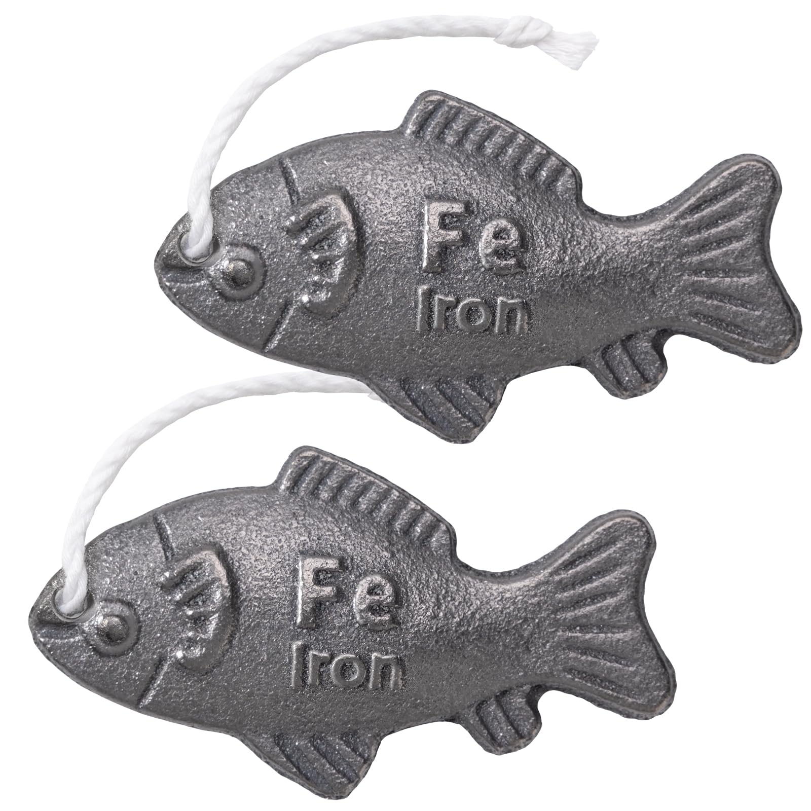 YOUIN pez de hierro lote con bolsa para almacenar y usar en la cocina