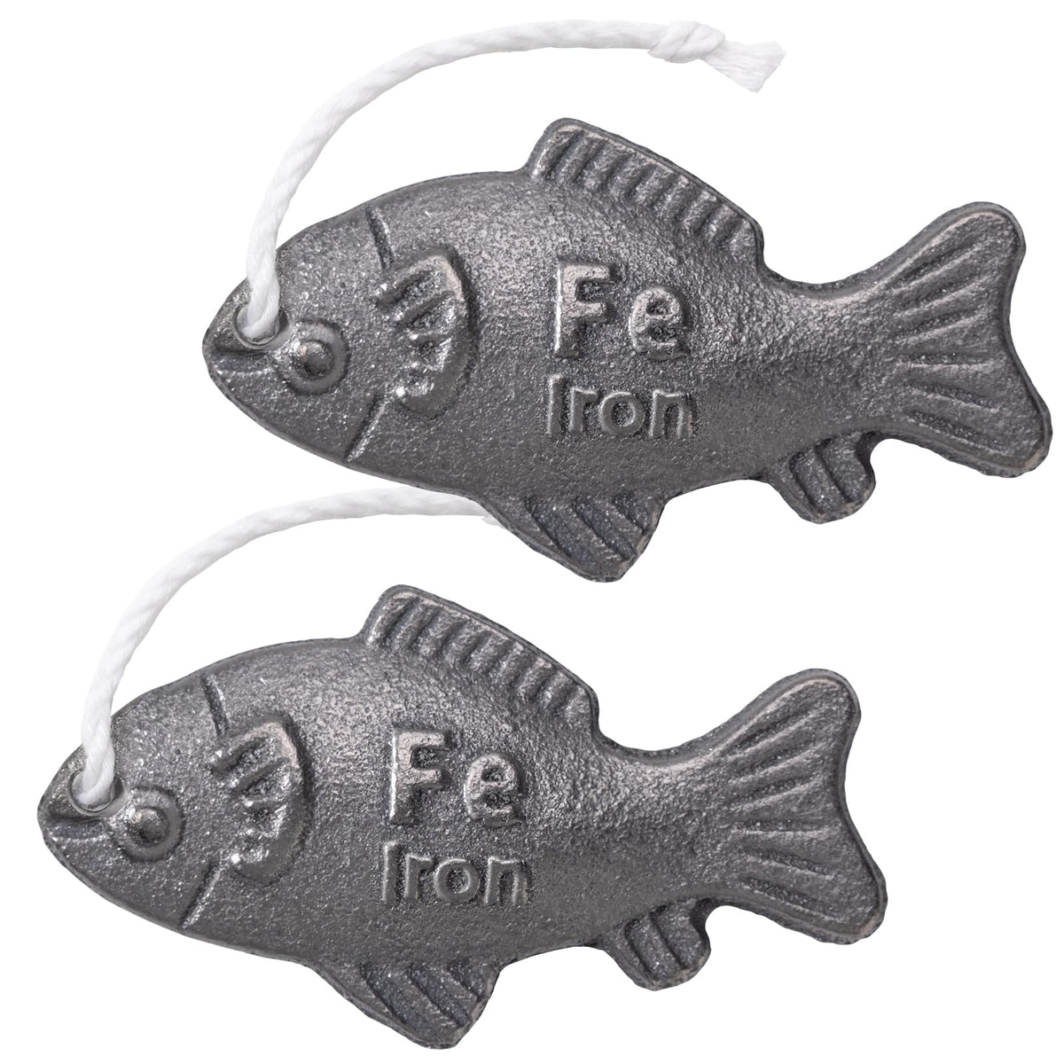 YOUIN pez de hierro lote con bolsa para almacenar y usar en la cocina