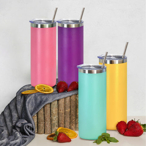 Regalo YOUKE OLA: set de tumblers coloridos, perfecto para fiestas y celebraciones