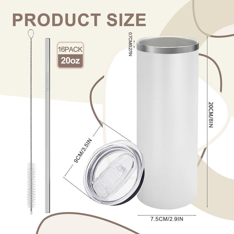 Tumbler YOUKE OLA 20oz con tapa, ideal para uso diario
