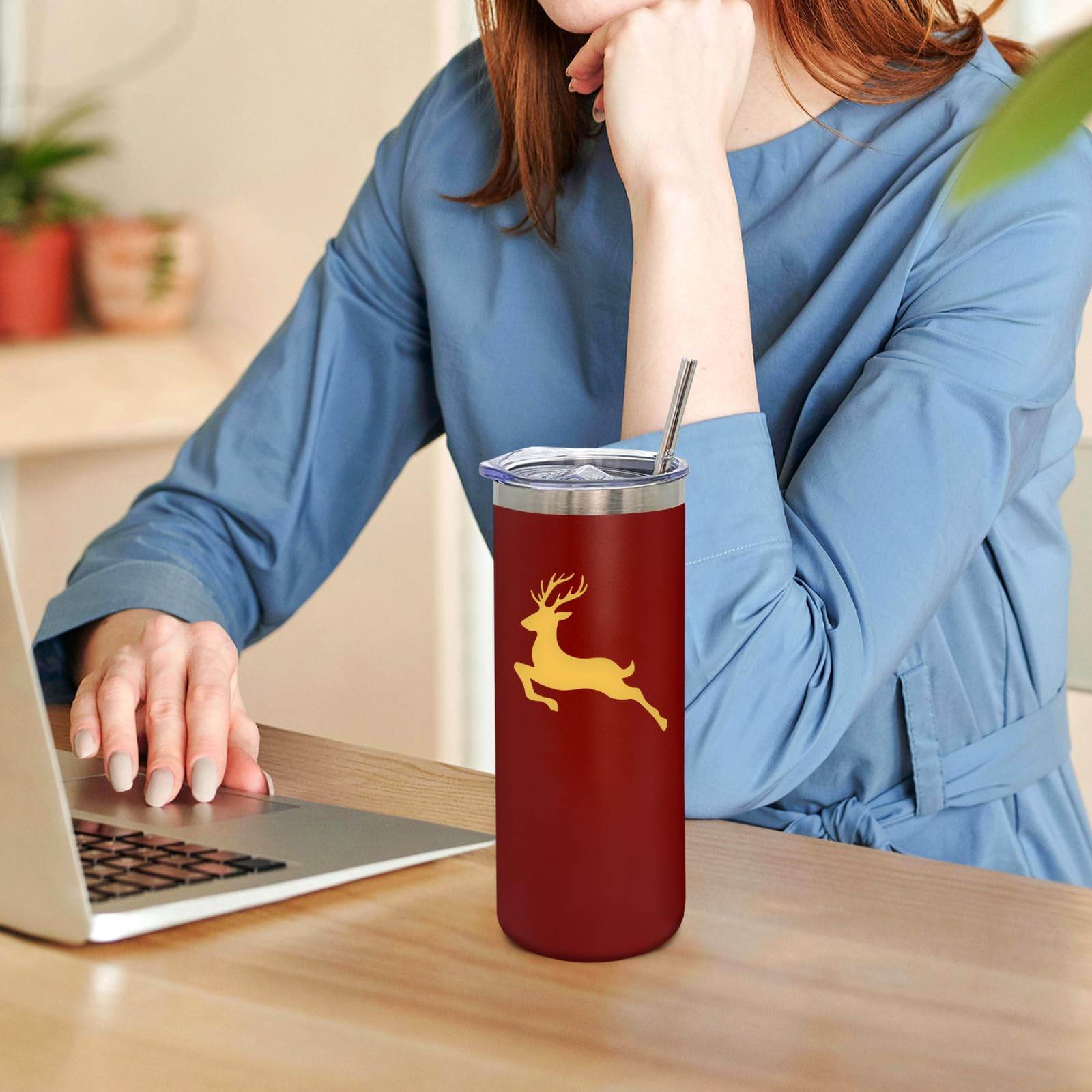 Tumbler YOUKE OLA de diseño delgado, cómodo para llevar en viaje o ruta