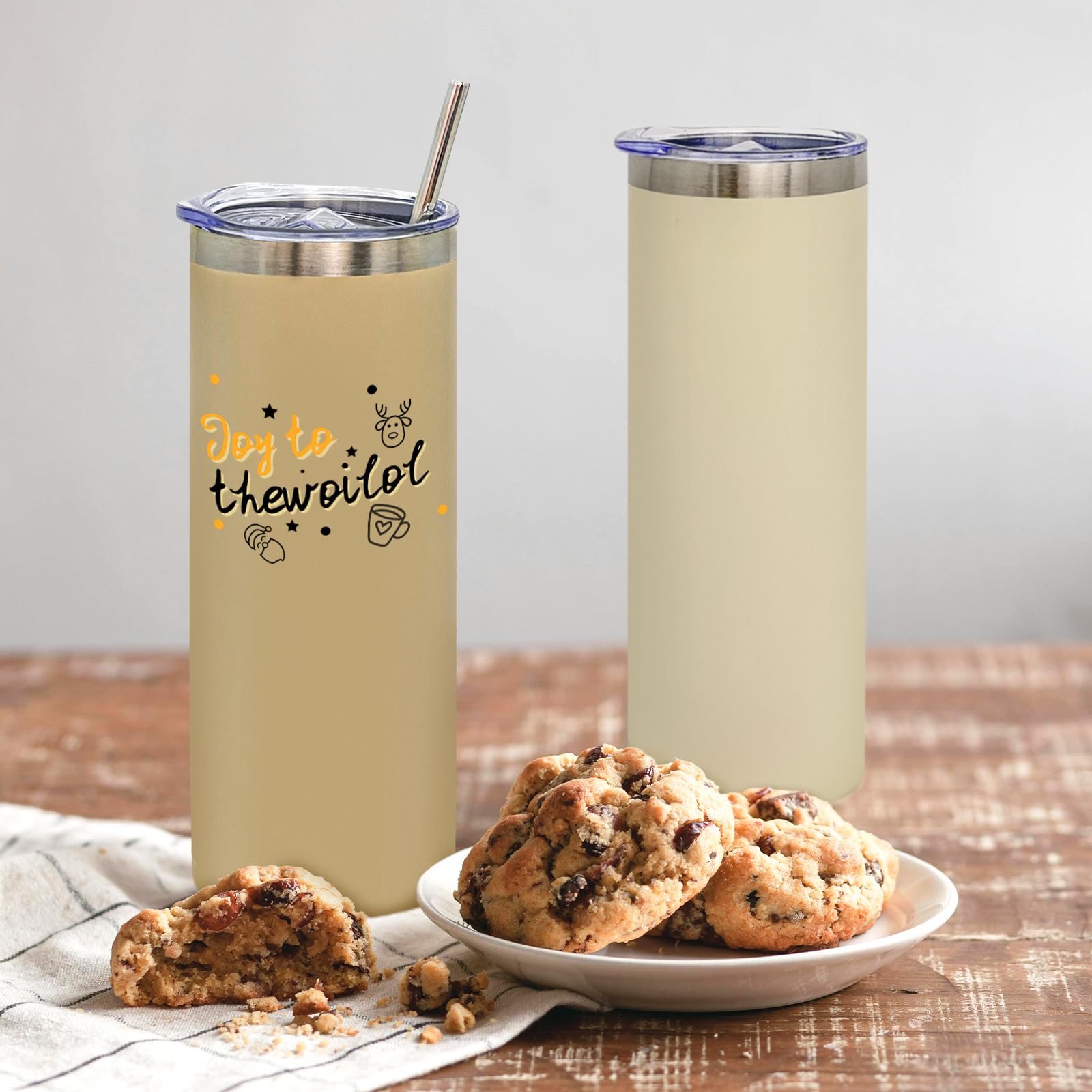 Tumbler YOUKE OLA de fácil limpieza gracias a boca amplia y acabado práctico