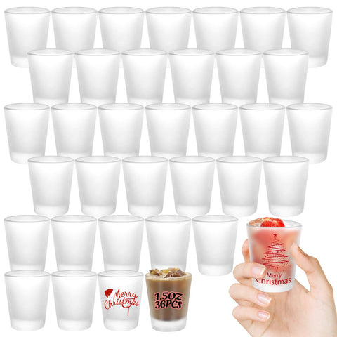 YOUKE OLA vasos chupito 36 unidades, ideales para personalización.
