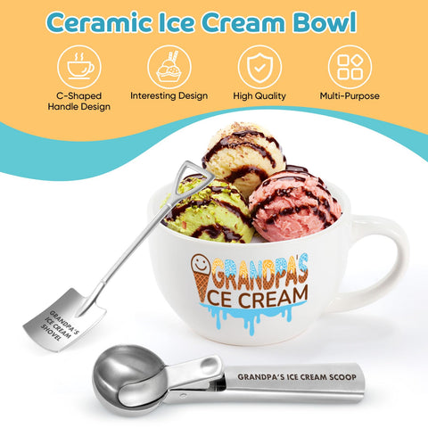 youlifafa cuchara para helado de acero inoxidable