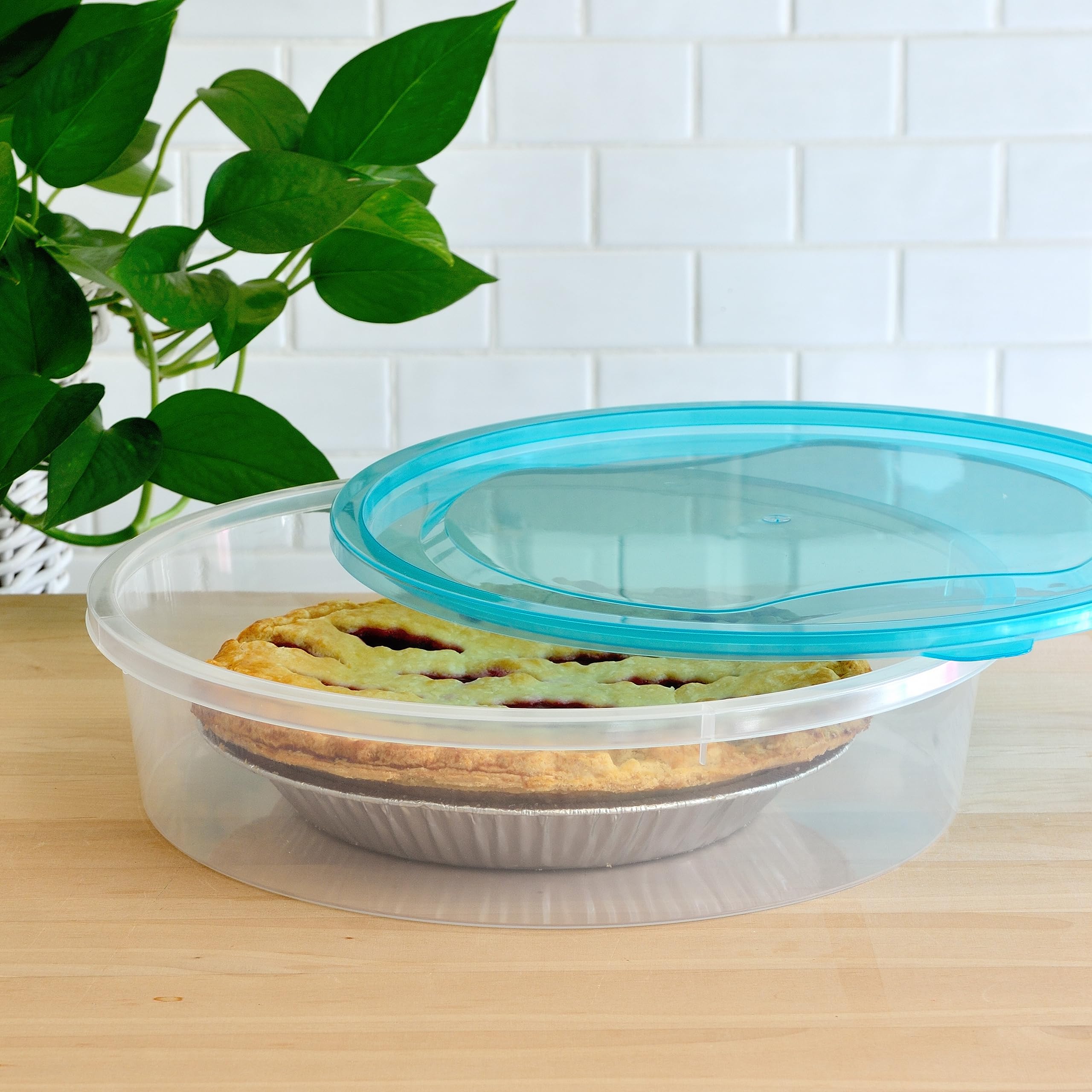 Tapa de cierre hermético de Youngever, ideal para mantener la tarta fresca.