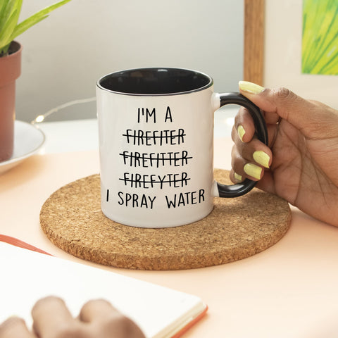 YouNique Designs: taza bombero 11oz regalo de graduación, opción práctica y divertida