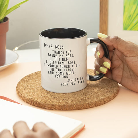 Presentación lista para regalo YouNique Designs Taza Jefe para ocasiones
